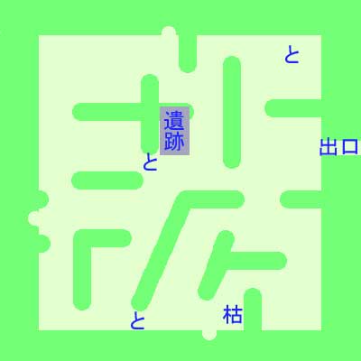 クレタ島内陸マップ