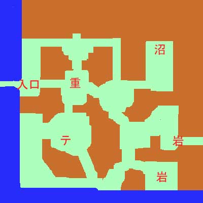 ラパ・ヌイ西岸MAP